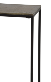 Side table S/2 max 119x25x80 cm HARTSVILLE d. bruin brons