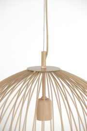 Hanglamp Ø56x55 cm RILANA mat beige