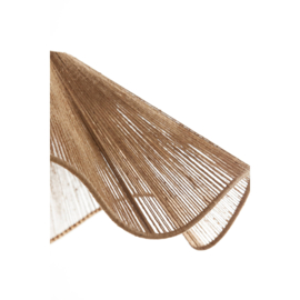 Hanglamp Ø60x24 cm FODARA jute naturel