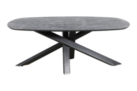 Alore black black diningtable oval 280 cm