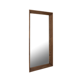 Chevar Brown sheesham wood mirror rectangle L