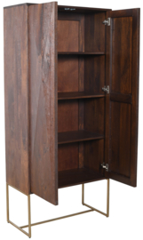 Onyx cabinet brown 2 drs - PTMD