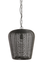 Hanglamp Ø31x37 cm ADETA mat zwart