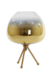 Tafellamp Ø30x43 cm MAYSON glas goud-helder+goud