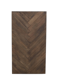 Salontafel 120x65x40 cm CHISA hout bruin-zwart