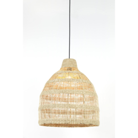 Hanglamp Ø50x57 cm SAGAR zeegras naturel