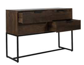 Light & Living - Side table 120x40x80 cm MEAVE hout donker bruin