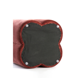 Poef 38x38x45 cm NALANI bordeaux
