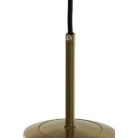 Hanglamp Ø40 cm MEDINA antiek brons+glas amber