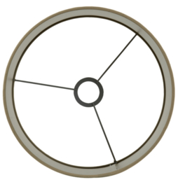 Kap cilinder 40-40-30 cm NOVITA ivoor