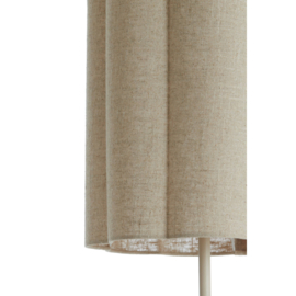 Vloerlamp Ø30x165 cm FRINGE naturel+crème