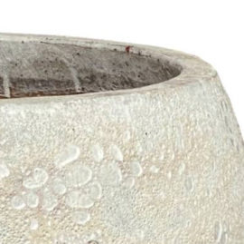 Javier Grey ceramic bowl pot round set of 2