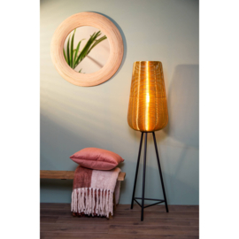 Vloerlamp Ø37x135 cm ADETA goud+mat zwart