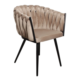 Wave Chair Velvet Sand