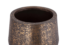 Wayan Copper brushed aluminum pot with base SV3
