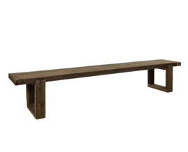 ANDALUCIA - bank - gerecycleerd hout - L 240 x W 40 x H 45 cm - naturel