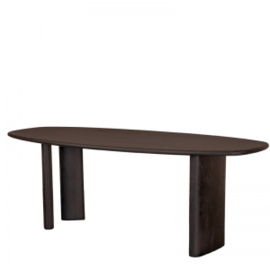 Wisconson Dining Table Walnut W220/D90/H76 - Lifestyle Homecollection