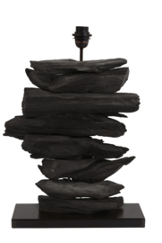 Lampvoet 46x17x60 cm FURY hout mat zwart