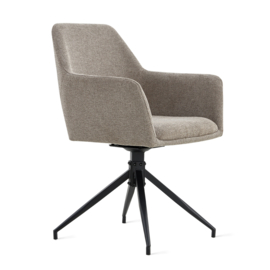 Eetkamerstoel Tess – Linnen Taupe (Set van 2)