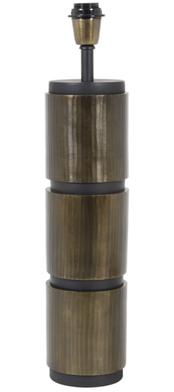 Lampvoet Ø13,5x57 cm JASO antiek brons-mat zwart