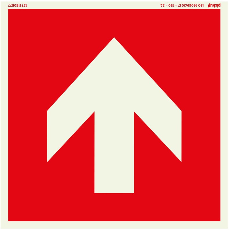 Brandslang (Fotoluminescent) 15x15cm
