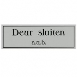 Deur sluiten A.U.B