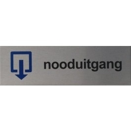 RVS standaard artnr.rp010 nooduitgang