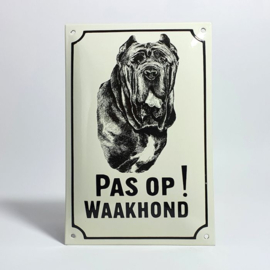 Emaille Mastino waakhond