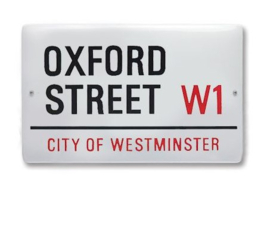 Emaille straatnaambord London style