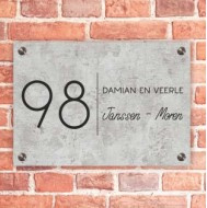 naambord Rechthoek