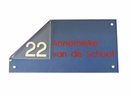 Acrylaat naambord artnr.GM010-GM012