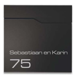 Brievenbus Zwart