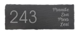 Leisteen naambord