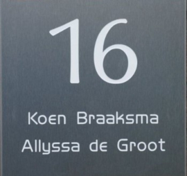 Aluminium robuuste naamborden