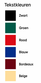 Messing naambord voordeur vierkant - Keuze uit 4 vierkante maten
