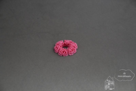 Roze bloemenkrans