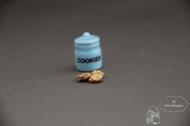 Koekjes pot blauw 