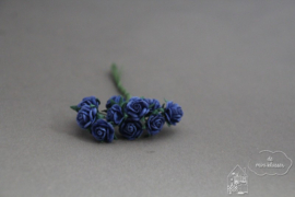 Donker blauwe roosjes