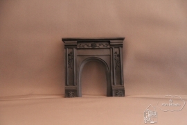 Schoorsteen mantel zwart