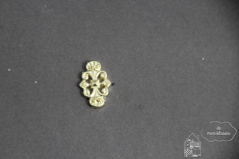 Metalen ornamentjes goud