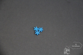 Fimo schijfjes sterretje donker blauw