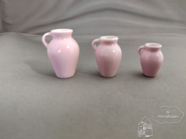 Roze kruiken