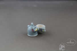 Theepot met kopje olifant