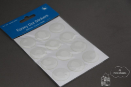 Expoxy dot stickers rond 20mm