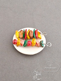 Spiesjes op bord 