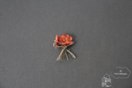 Boeketje bloemen oranje