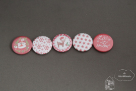 Kerst buttons set