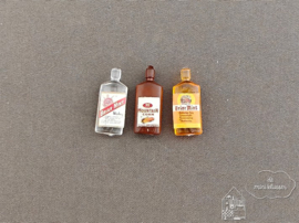 3 Flesjes drank 