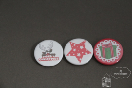 Kerst buttons set 3