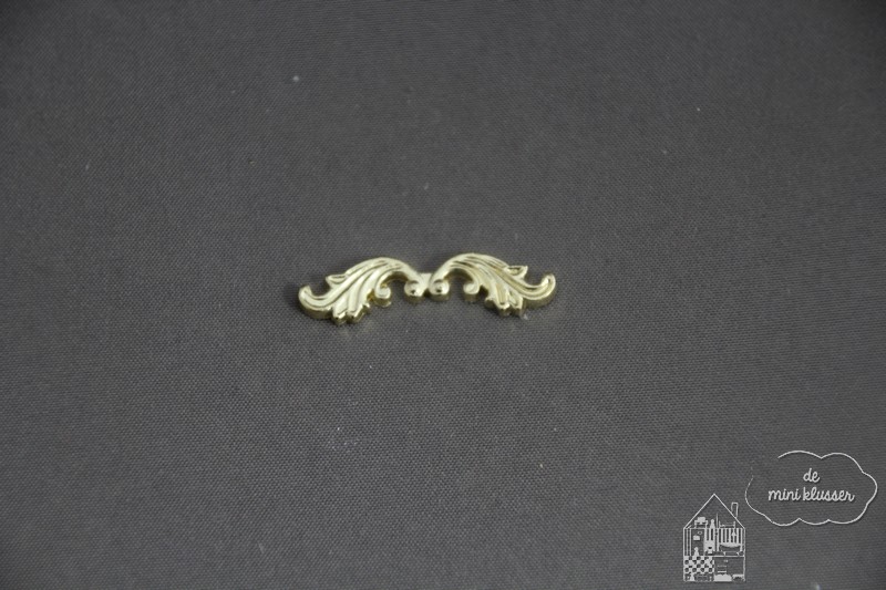 Metalen ornamentjes goud